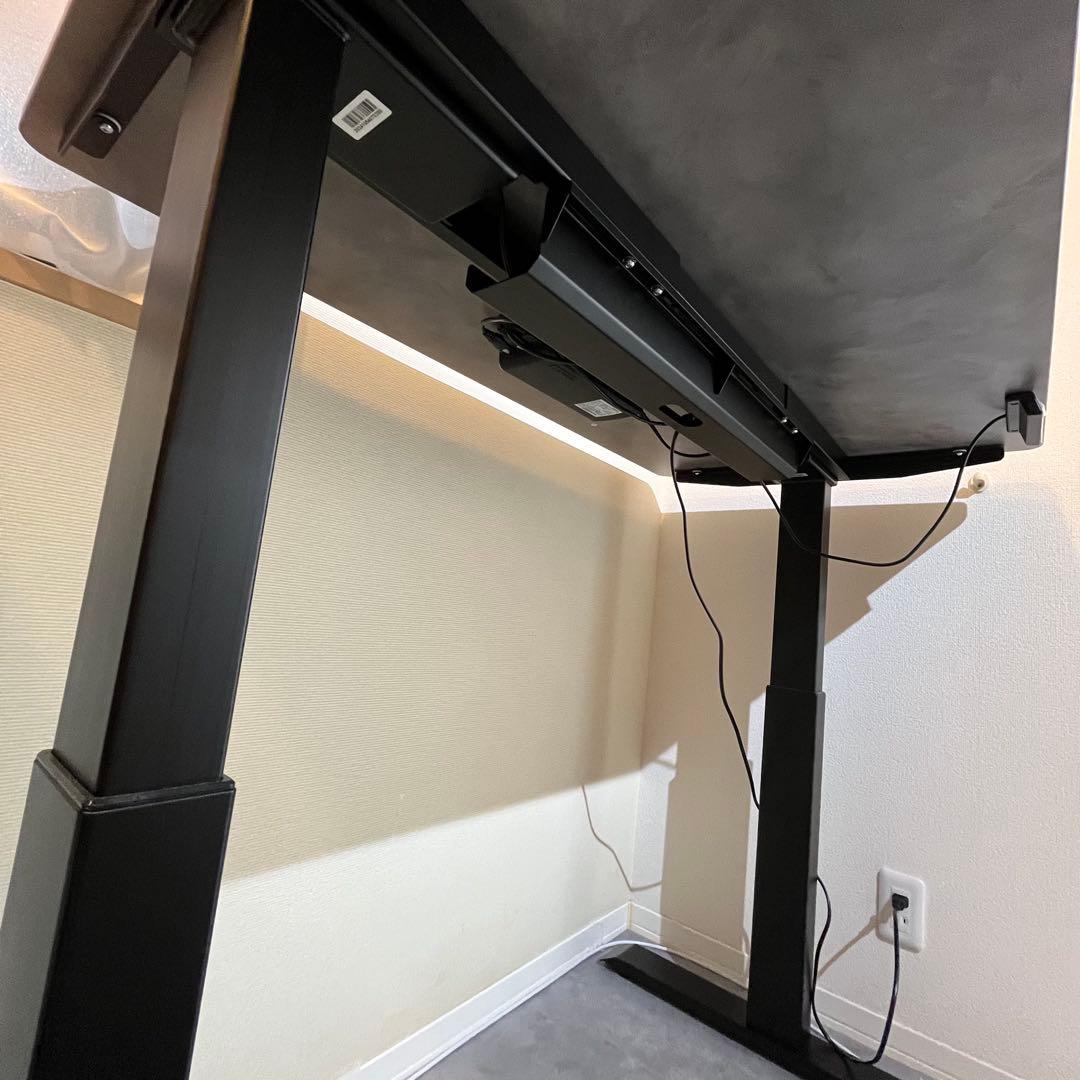 【山善YAMAZEN】電動昇降デスク スタンダード天板 1.8cm 幅120cm