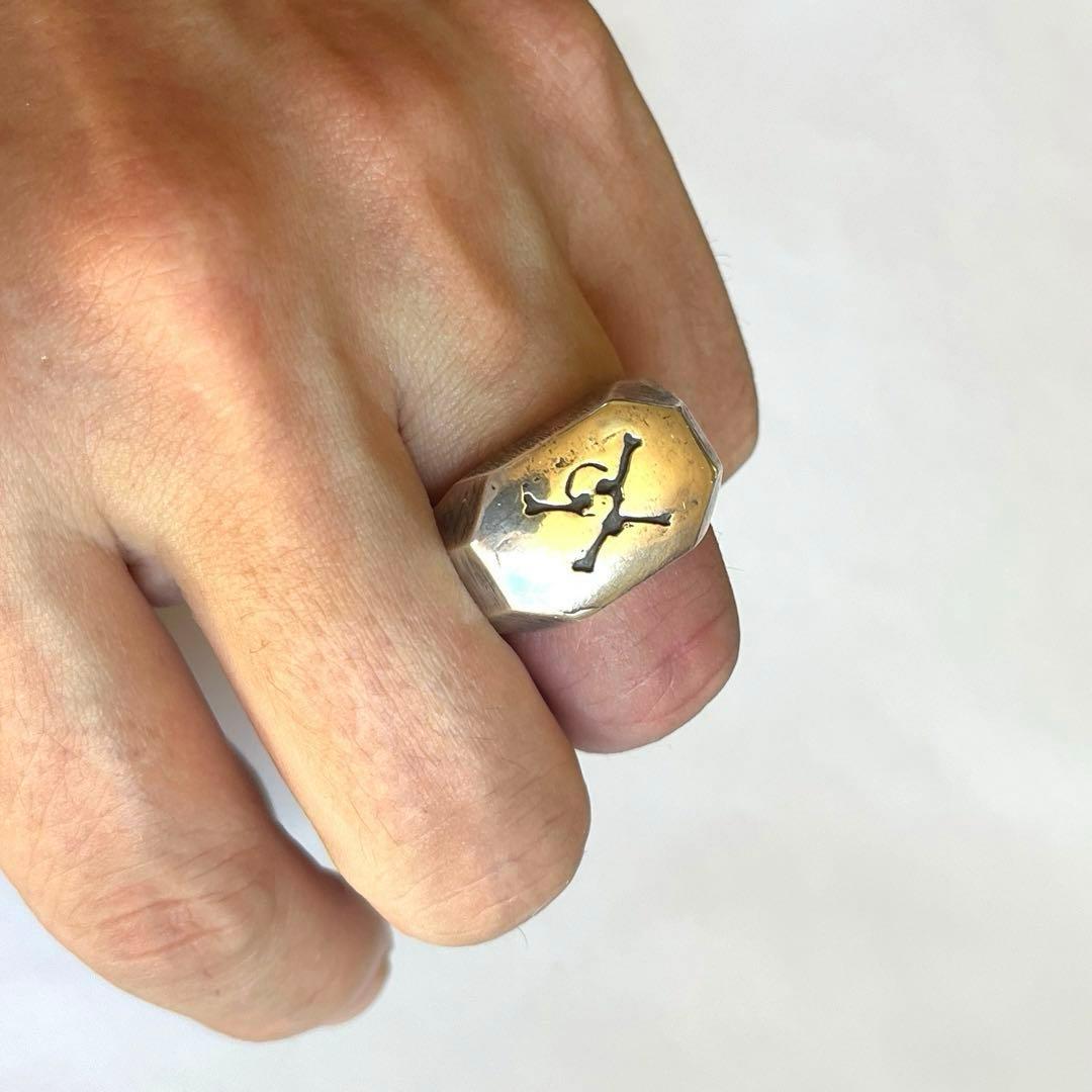 gunda ガンダ シンボル リング スカルモチーフ 約14号位