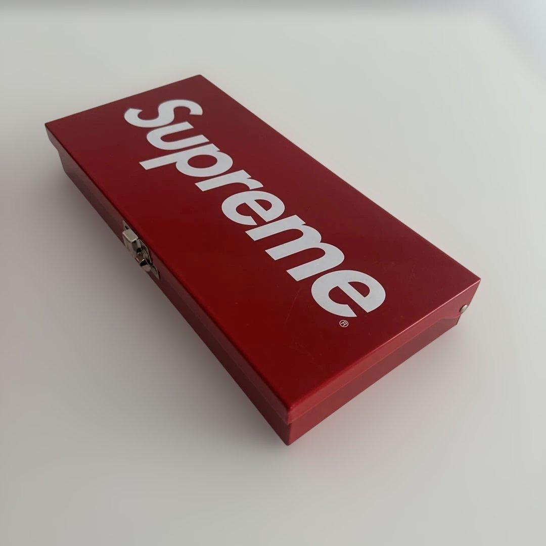 Supreme レッド収納ボックス6個セット