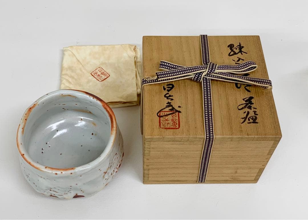 希少作】 古 楽山焼 床飾 「 布袋象 」 権兵衛 作 希少作】 古 楽山焼