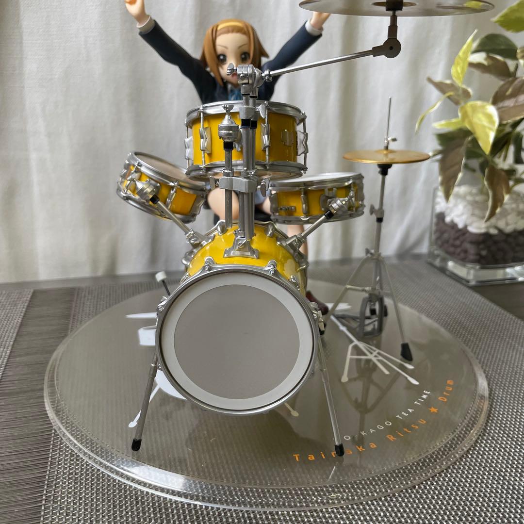 64124 アルター&プライズ製ドラム　けいおん! 1/7 田井中 律 現状品