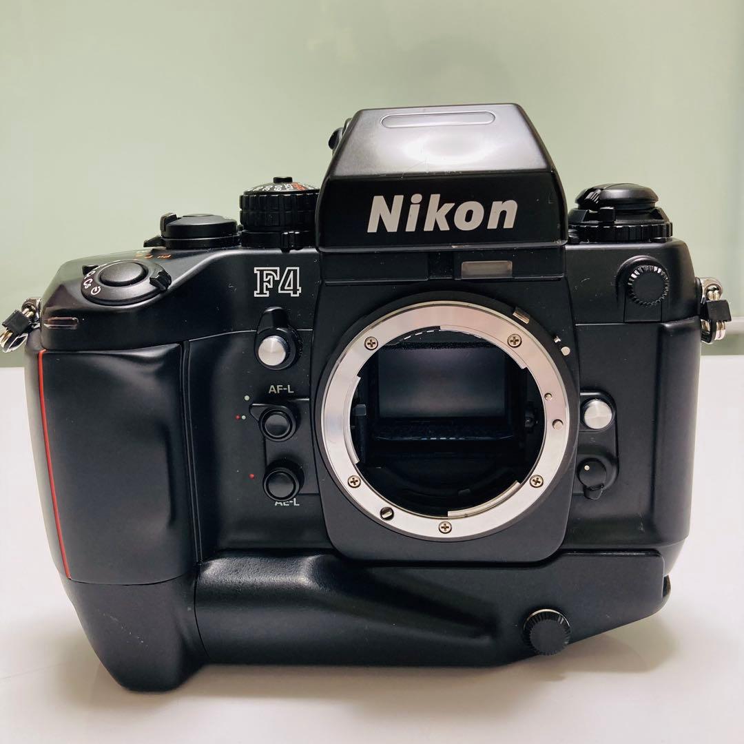 動作品]Nikon F 4S フィルムカメラ ボディ MB-21付属
