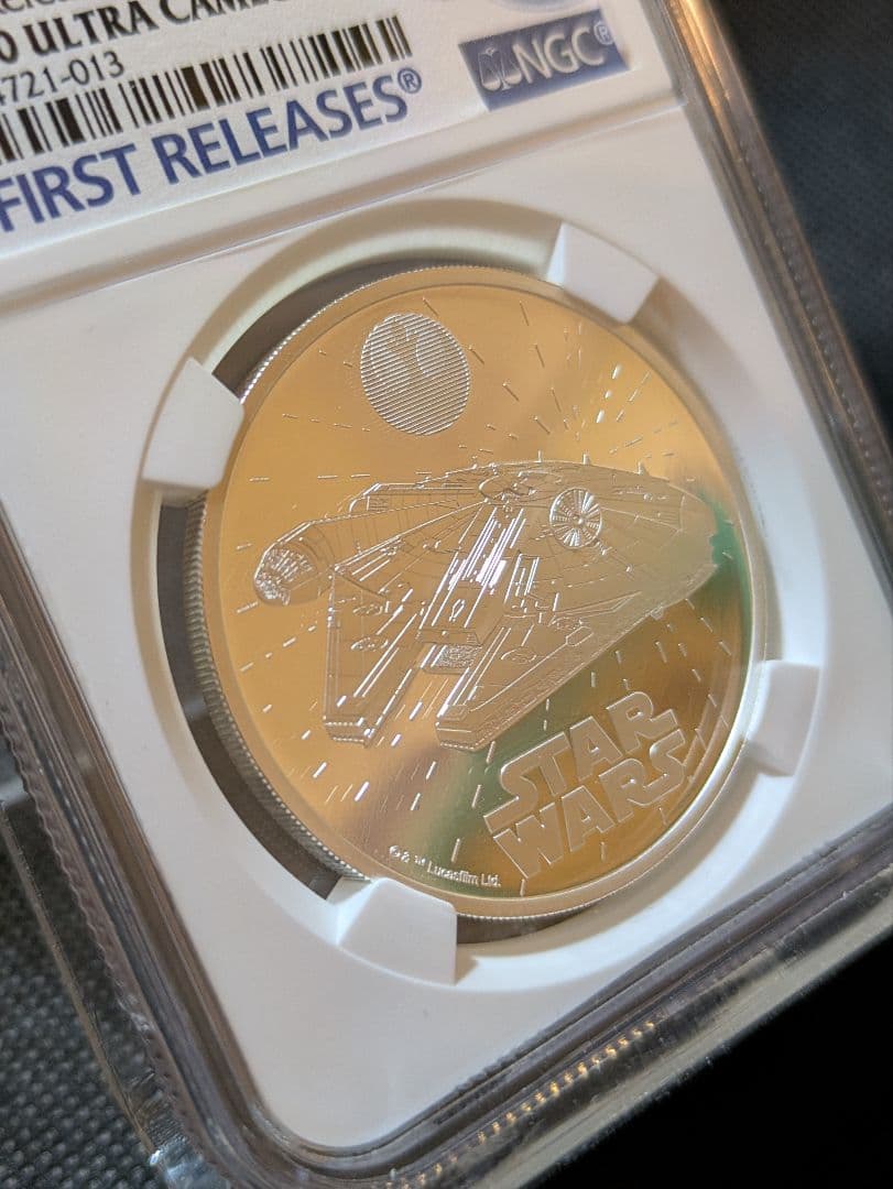 コレクター必携】2024年スター・ウォーズ銀貨 最高鑑定ミレニアム