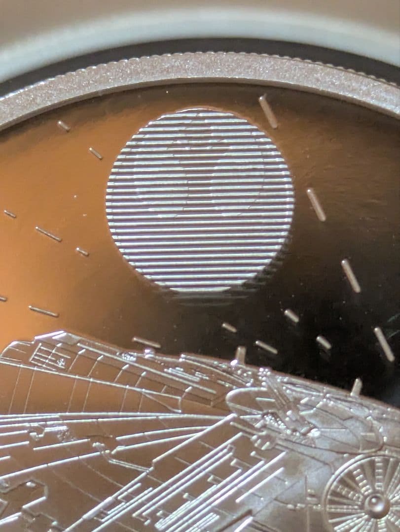 コレクター必携】2024年スター・ウォーズ銀貨 最高鑑定ミレニアム