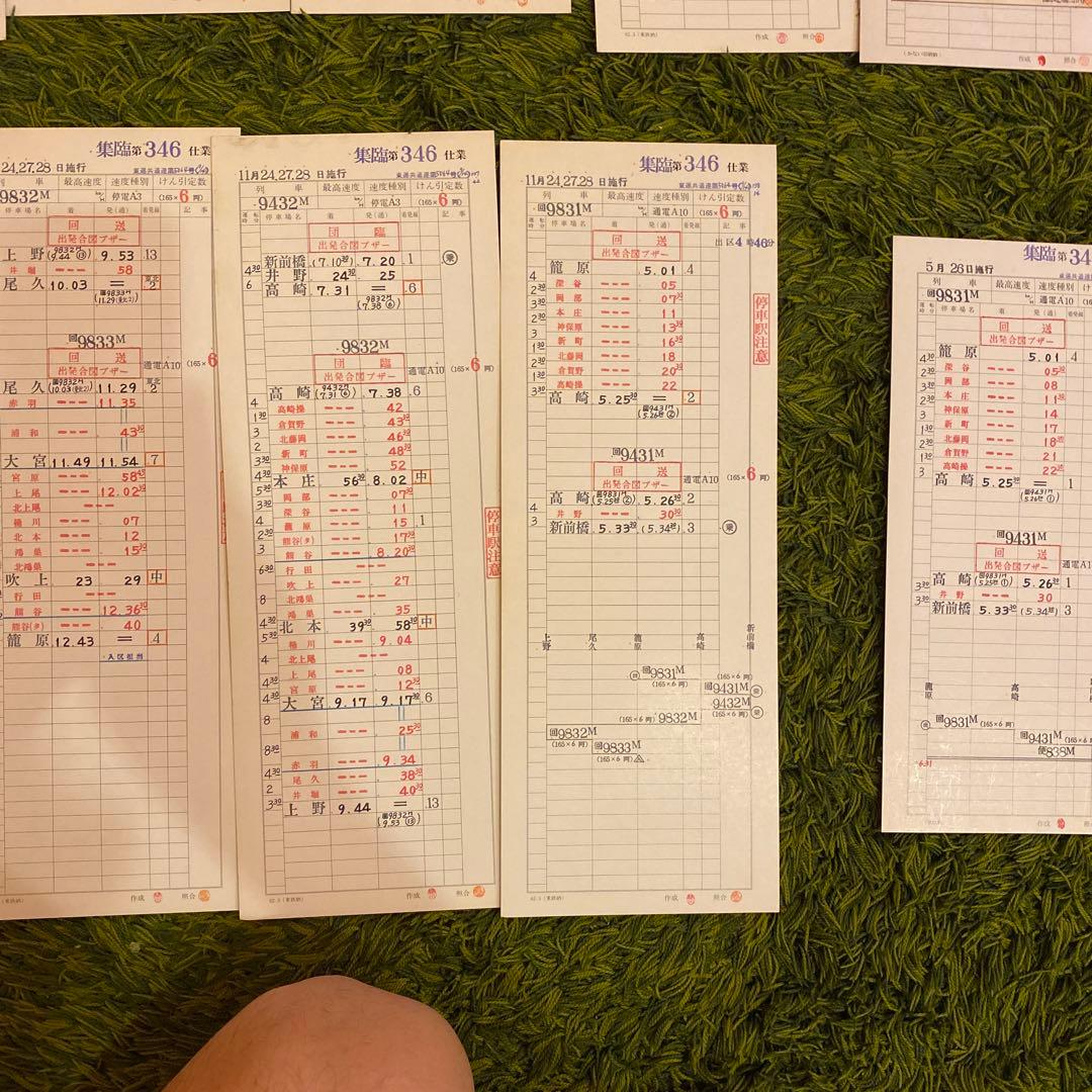 鉄道　スタフ　籠原区　集臨　15行路
