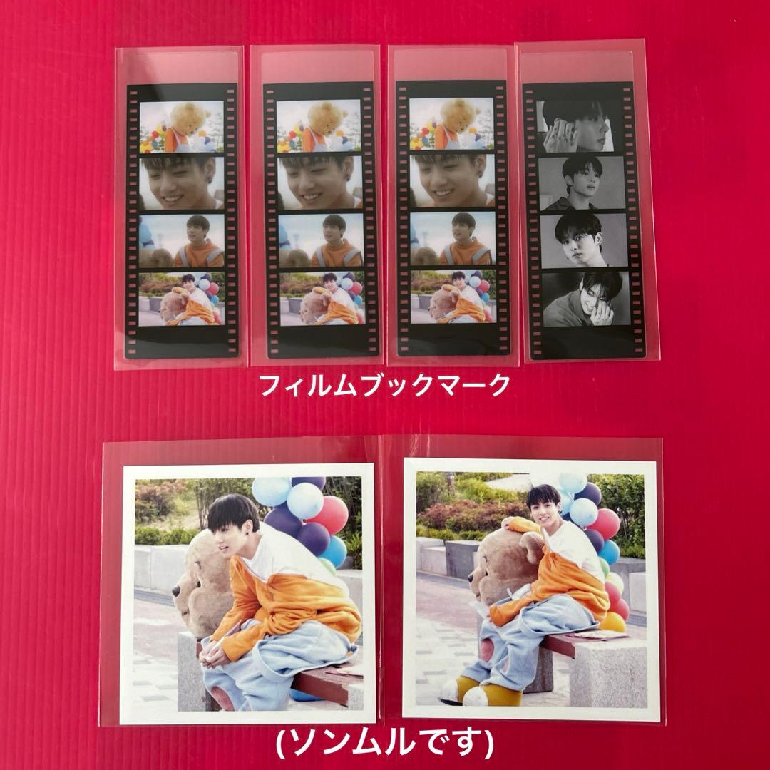 BTS Jungkook フィルムブックマーク・両面ホログラムフォトカード