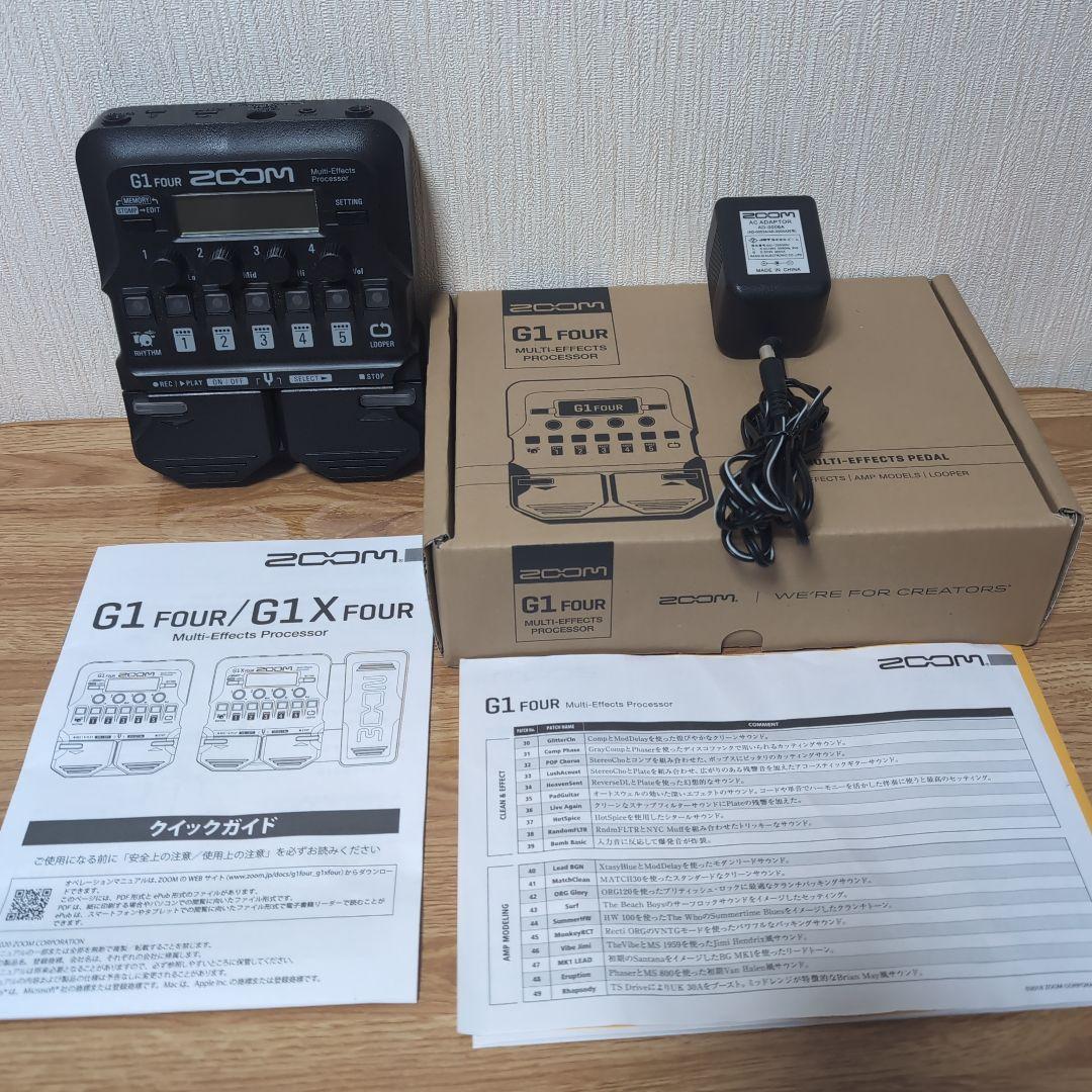 ZOOM G1 FOUR アダプター付き