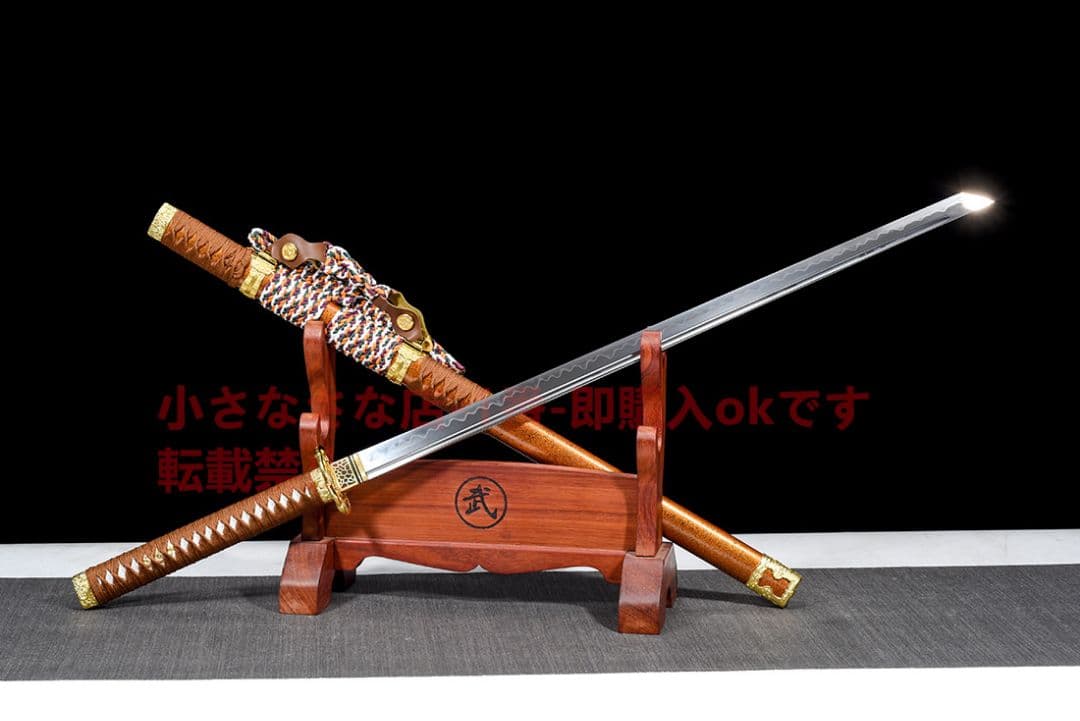 【金蛇唐横刀】武具　刀装具　日本刀　模造刀 居合刀 直刀 武蔵 鑑賞用