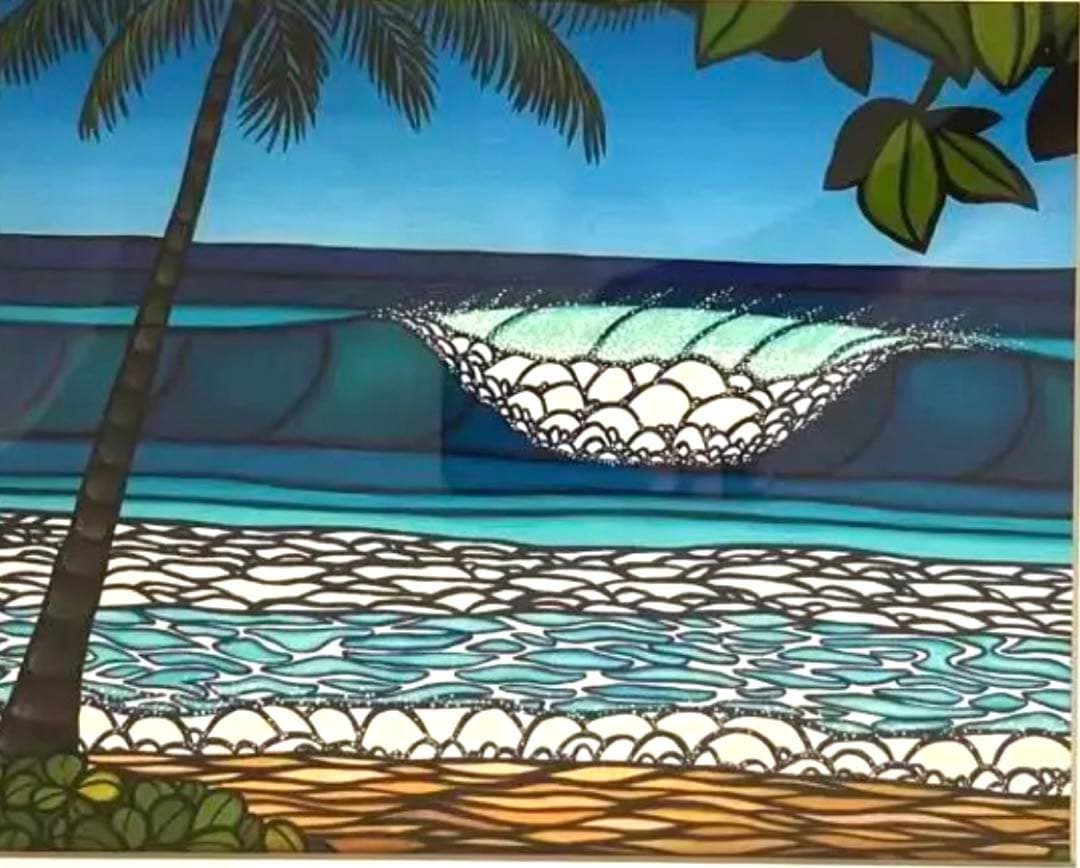 【極美品②】ヘザーブラウン Heather Brown 正規フレーム 絵 ハワイ