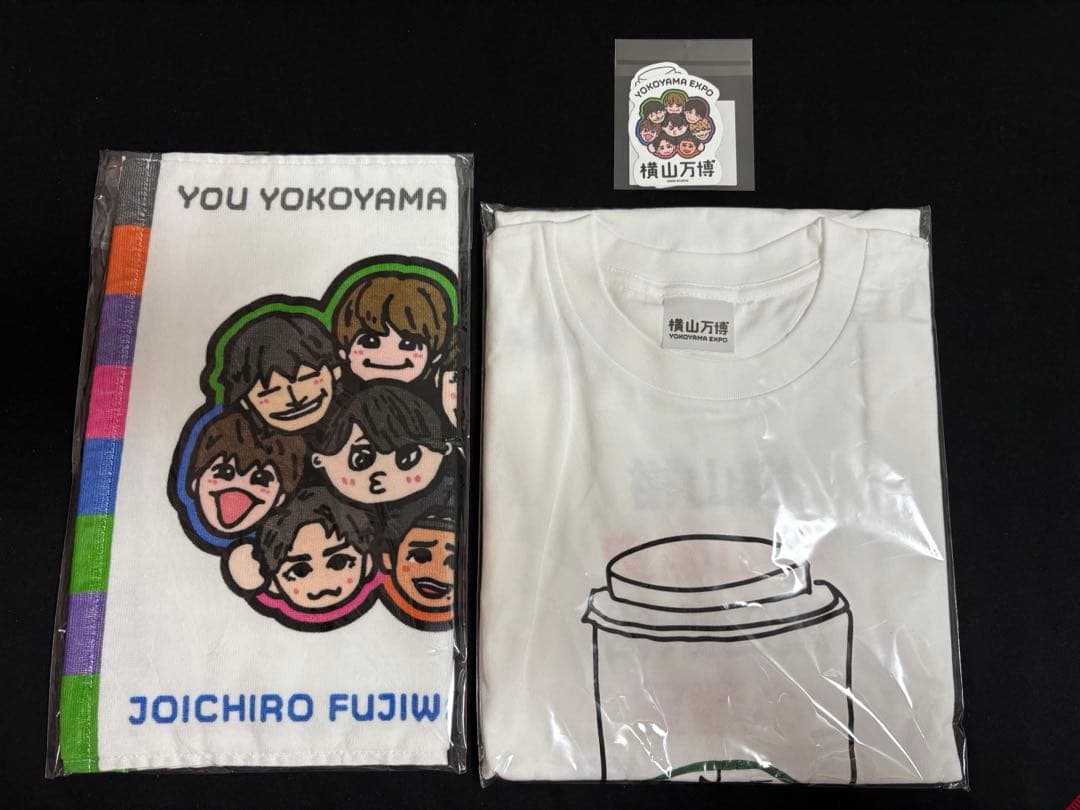 横山万博 Tシャツ ステッカー タオル 3点セット