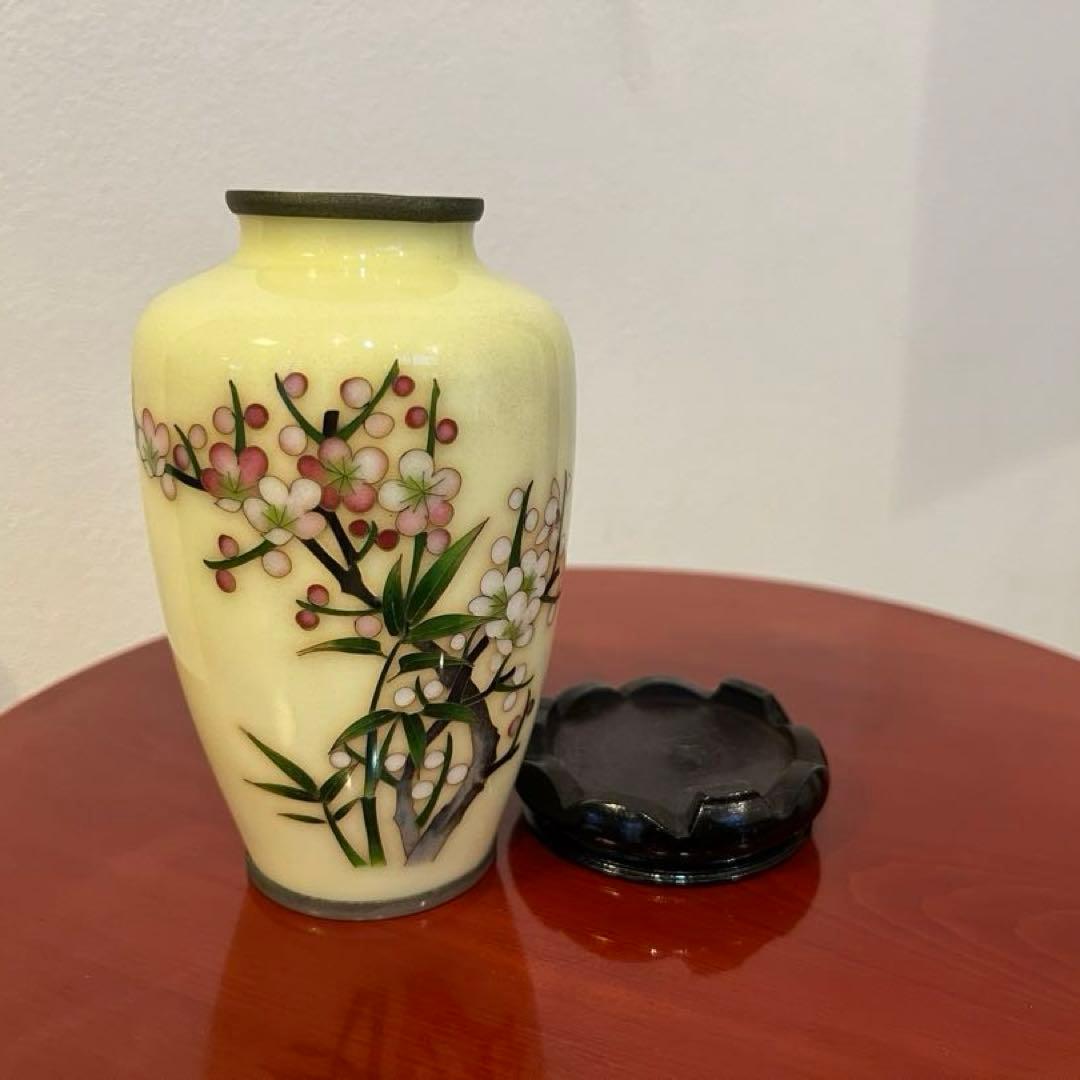 七宝焼　花瓶　一輪挿し