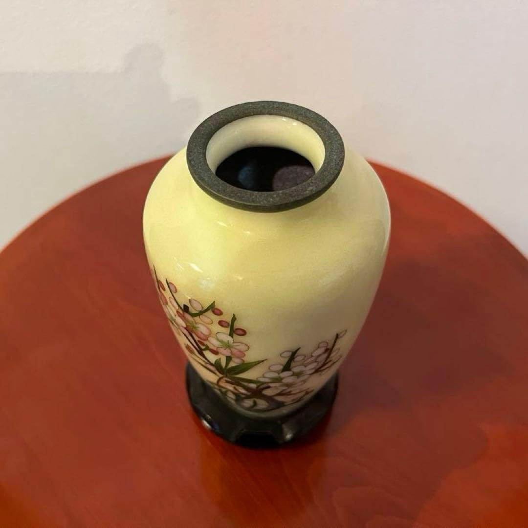 七宝焼　花瓶　一輪挿し