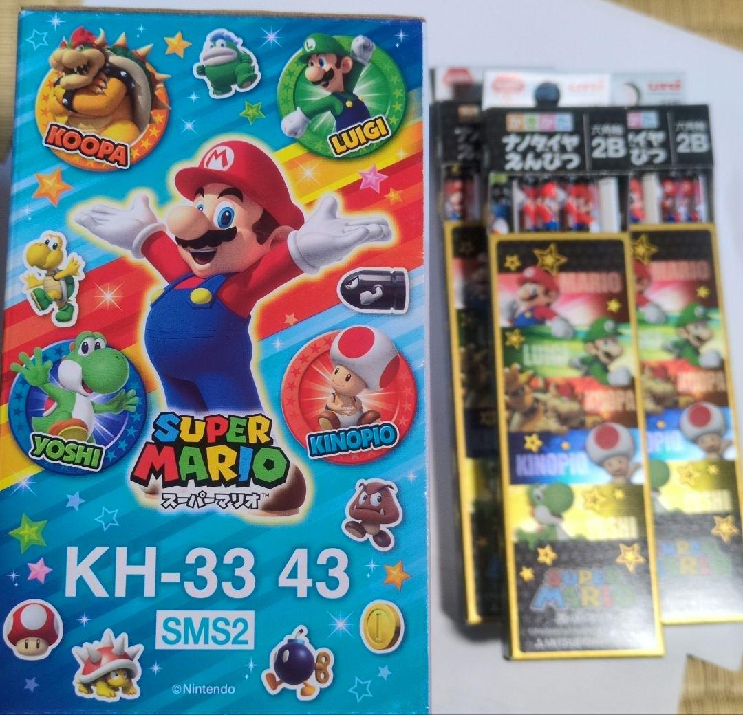 鉛筆削り KH-33 43 SMS2 マリオ 三菱 鉛筆 入学 1年生 セット