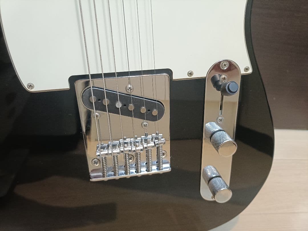 Fender Telecaster ブラック テレキャスター シールド ストラッ