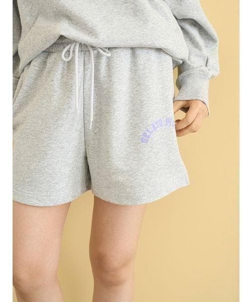 ジェラートピケ スポーティーベア裏毛プルオーバー＆裏毛ショートパンツセット