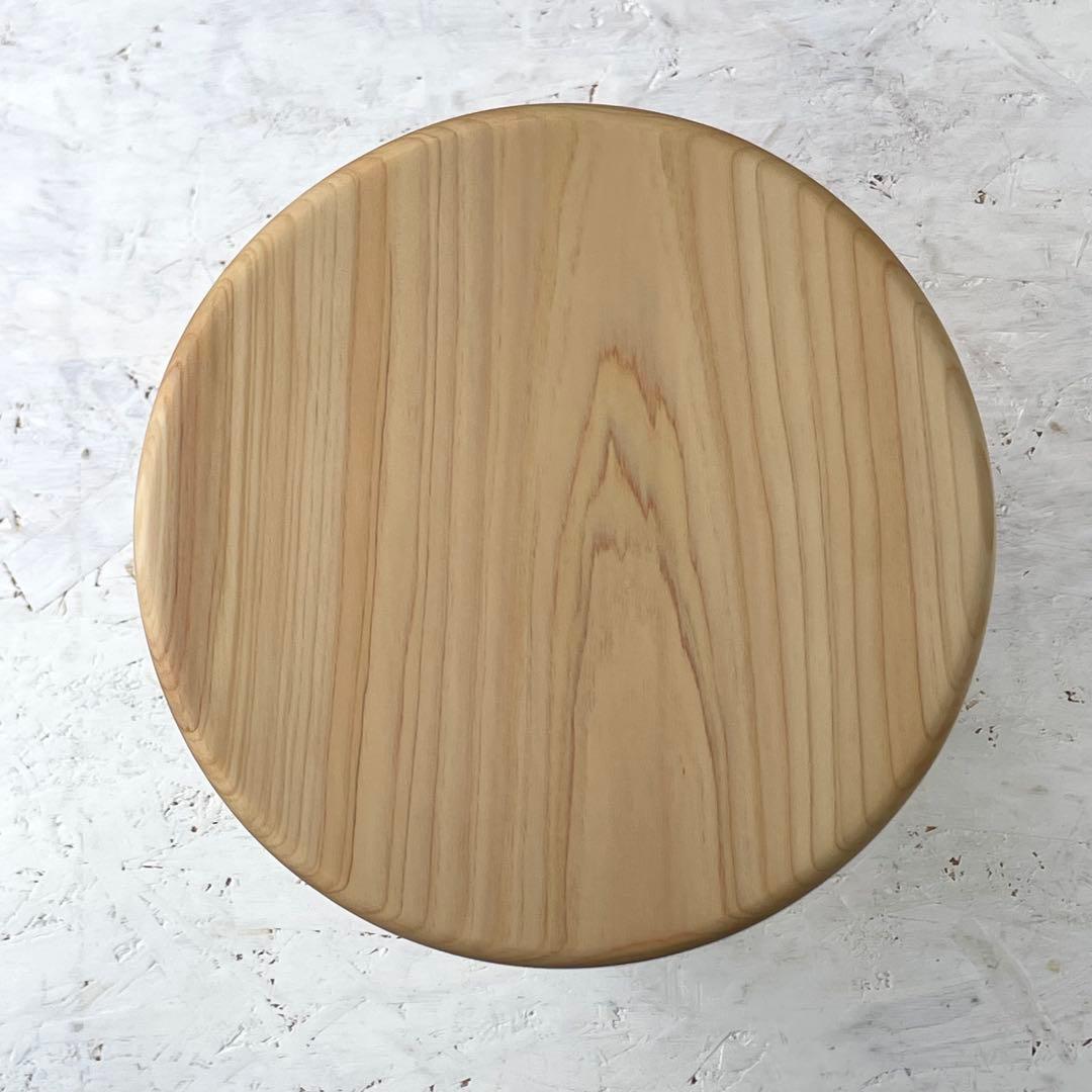 Kuutan　国産ひのき　丸椅子　木製スツール