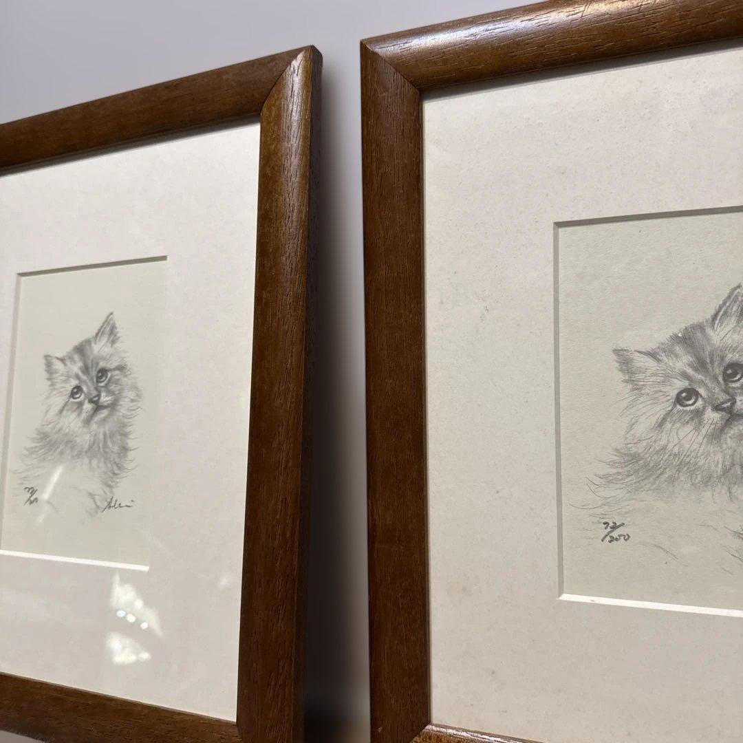 八代亜紀 さんリトグラフ チロたん 77/200