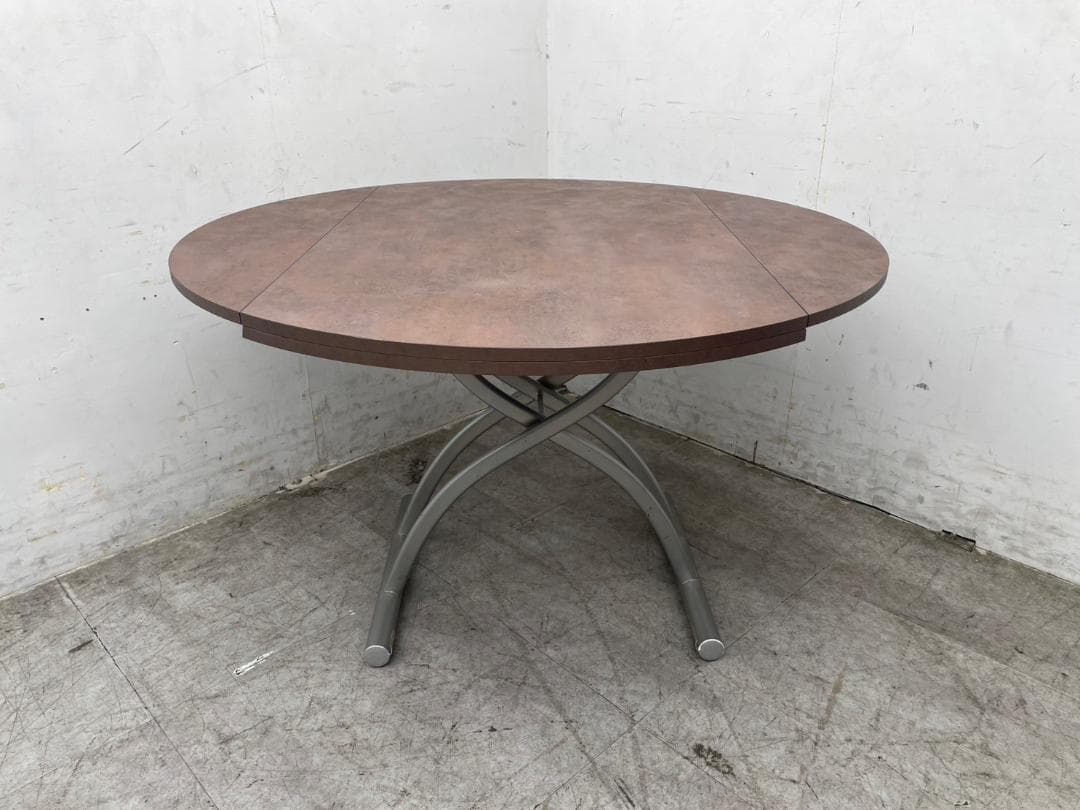 T7317☆美品☆イタリアOZZIOロンド☆18万☆昇降拡張リフティングテーブル