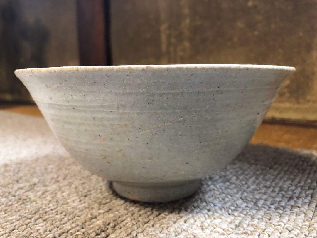 李朝 白磁 鉢 文化財管理局紙印 菓子鉢