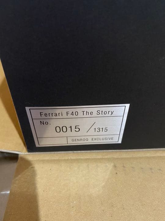 1/43 フェラーリ f40 GENROQ 限定 mr  1315台限定