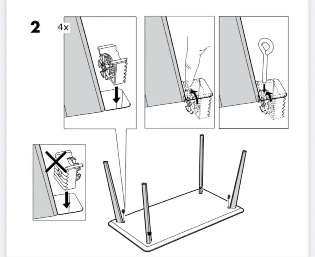 IKEA リーサボー ダイニングテーブル