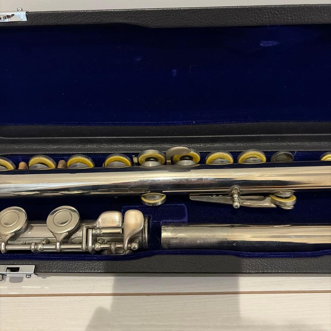 【美品ケース付】YAMAHA YFL-23 フルート本体 頭部管銀メッキ