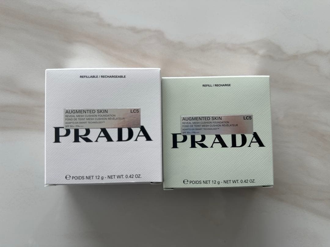 PRADAクッションファンデーション LC5 本体1＋リフィル1