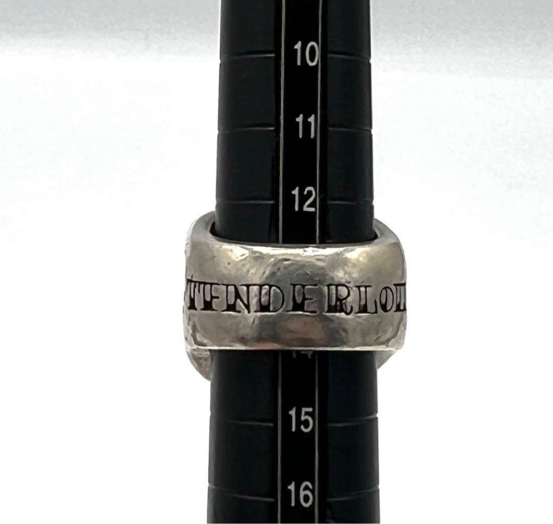 TENDERLOIN テンダーロイン　ホースシューリング　ダイヤ付き　シルバー