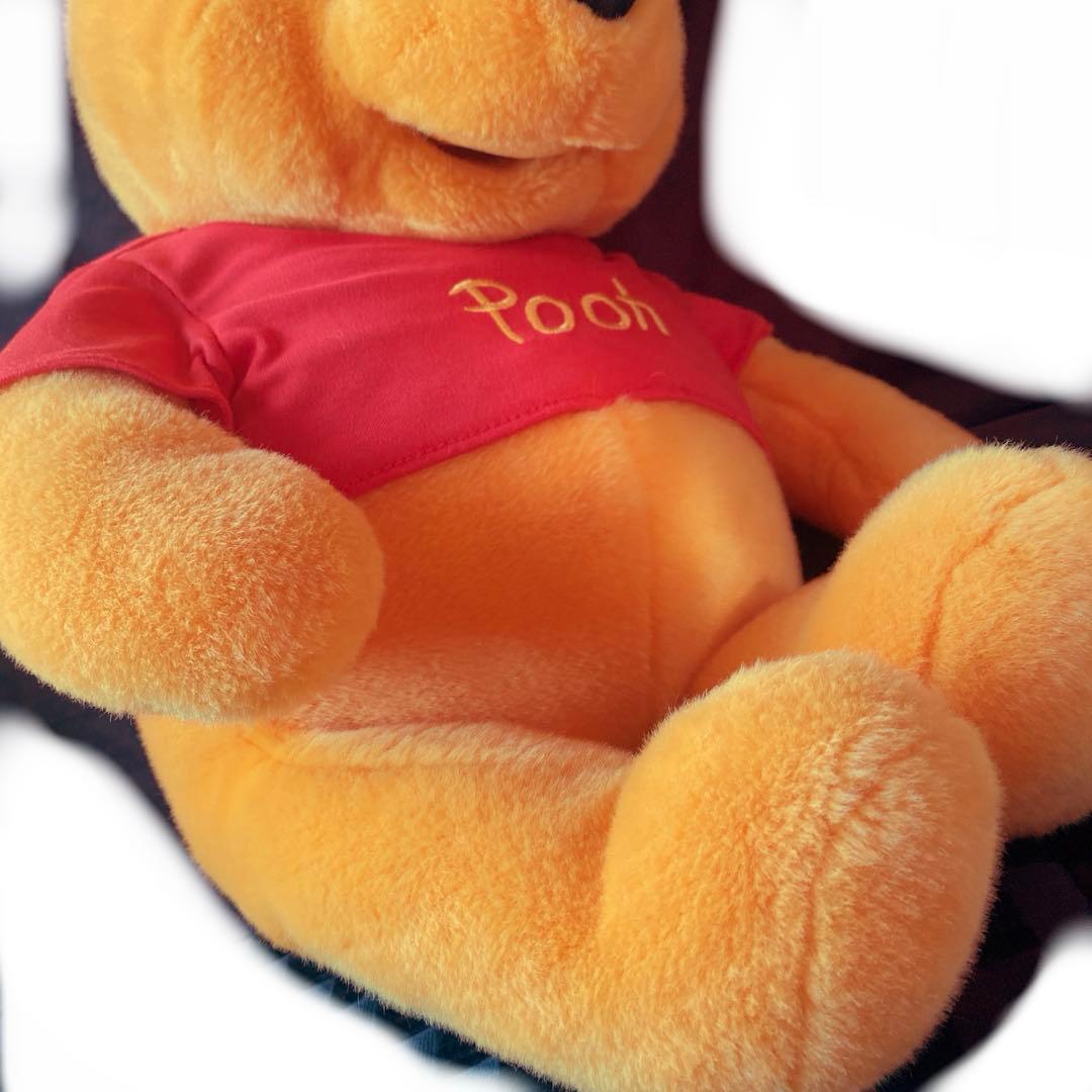 【希少】ディズニーストアDisneystore プーさん ぬいぐるみ 大きめ