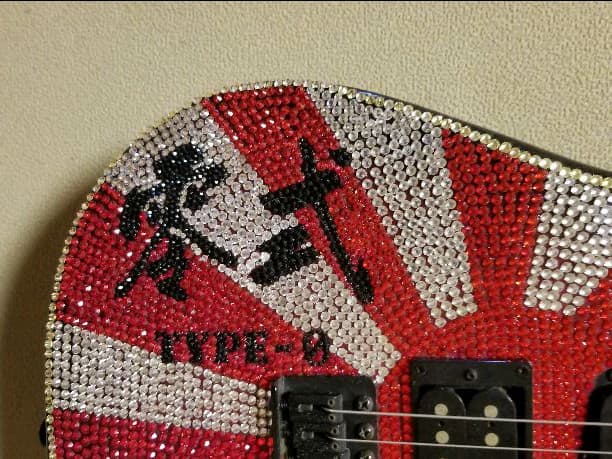 Ibanez GRX 日章旗 零式改　スワロフスキーギター