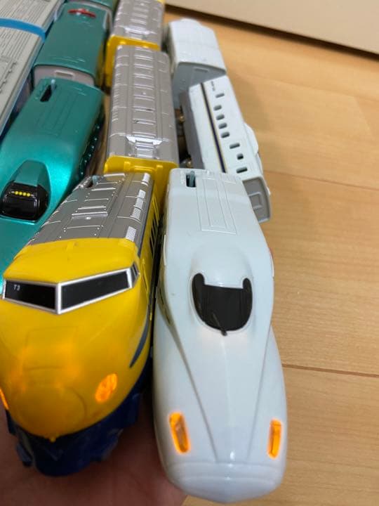 プラレール　ロマンスカー　0系ドクターイエロー　はやぶさなど