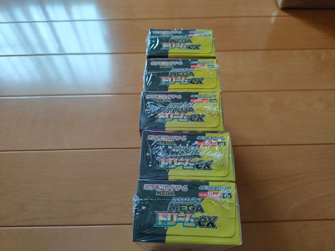ポケモンカード MEGAドリームEX 5box シュリンク付き
