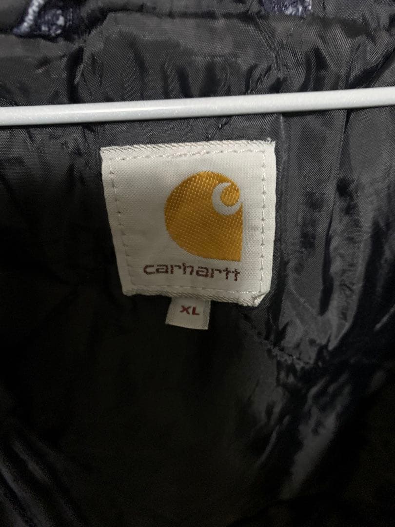 Carhartt シベリアンパーカーネイビー　キルティングメキシコ製