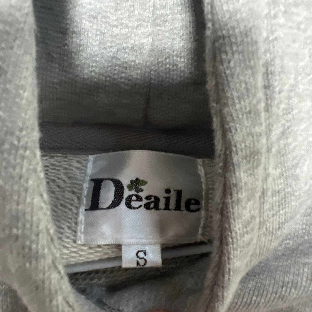 Deaile グレー パーカー Sサイズ