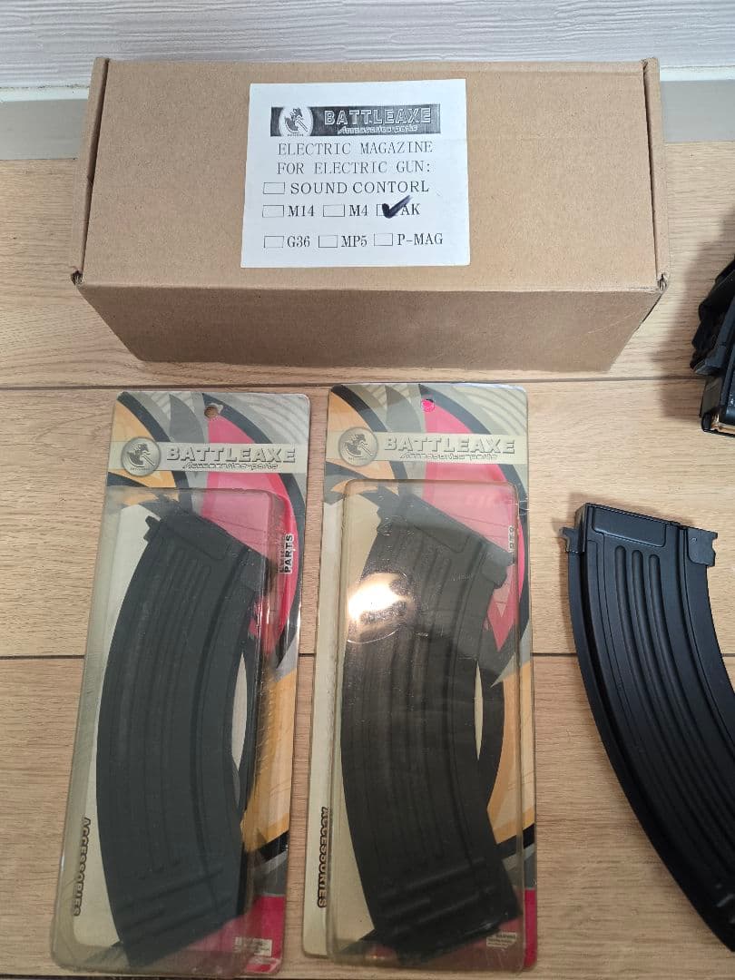 BATTLEAXE AK47 マガジン 6個セット