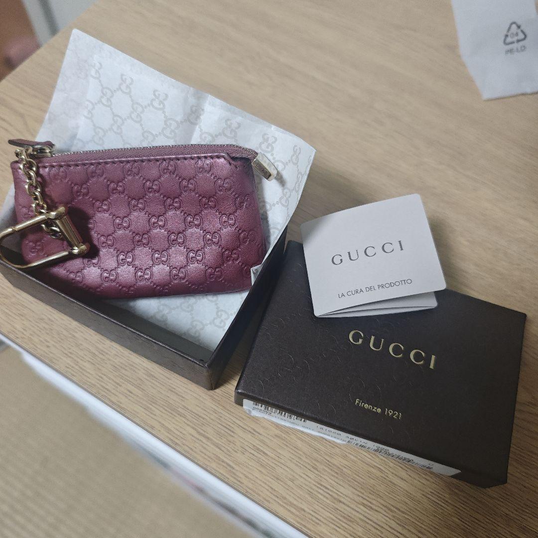 GUCCI GGパターン ケース パープル