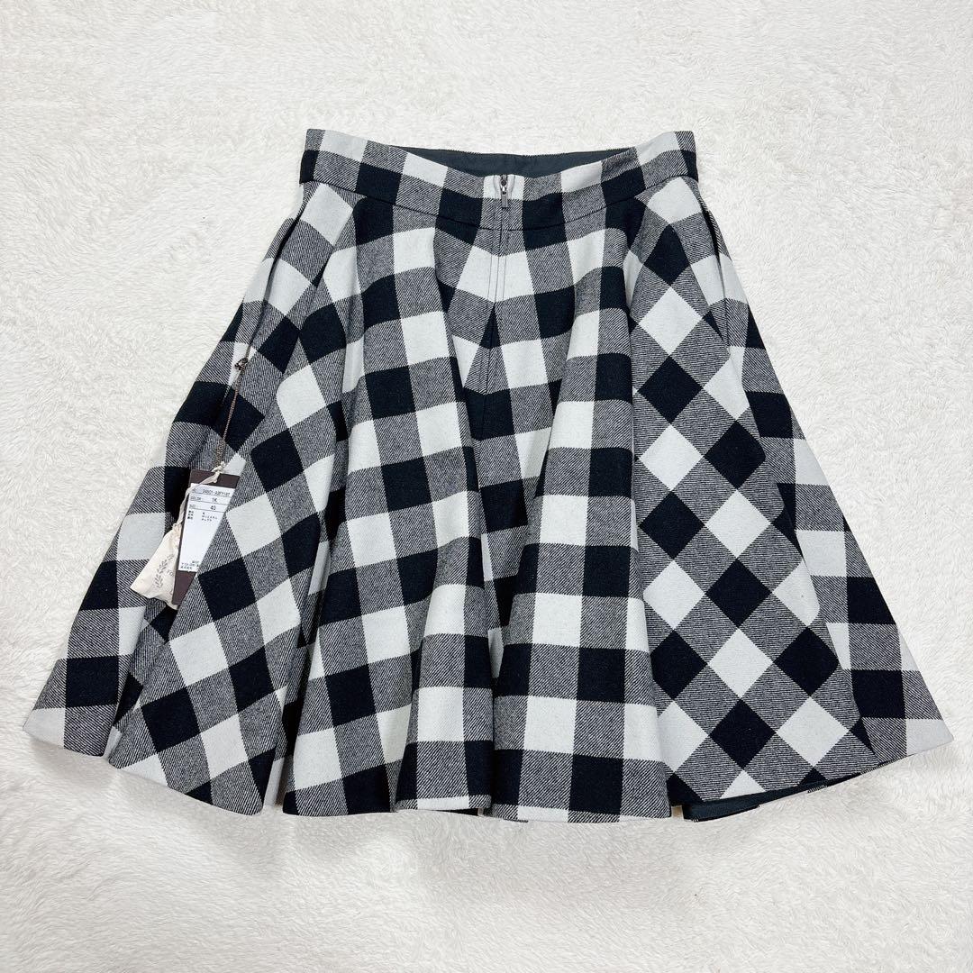 FOXEY フォクシー Gingham Circular サーキュラー スカート