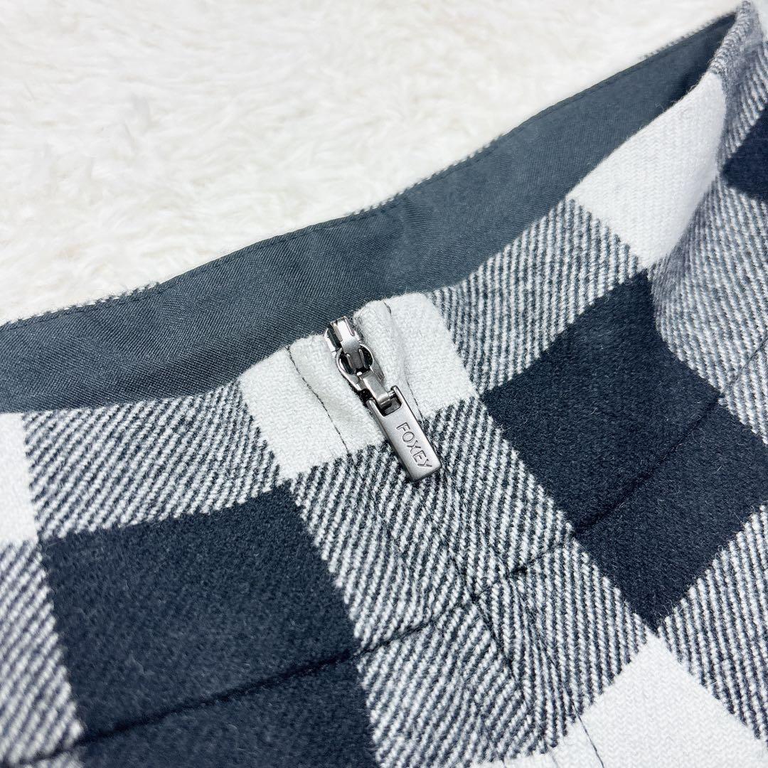 FOXEY フォクシー Gingham Circular サーキュラー スカート