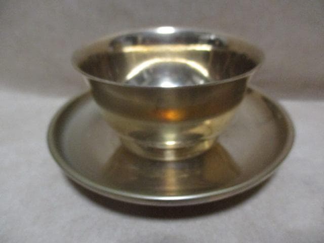 黄銅桔梗花形菓子器 【公式通販】 黄銅桔梗花形菓子器