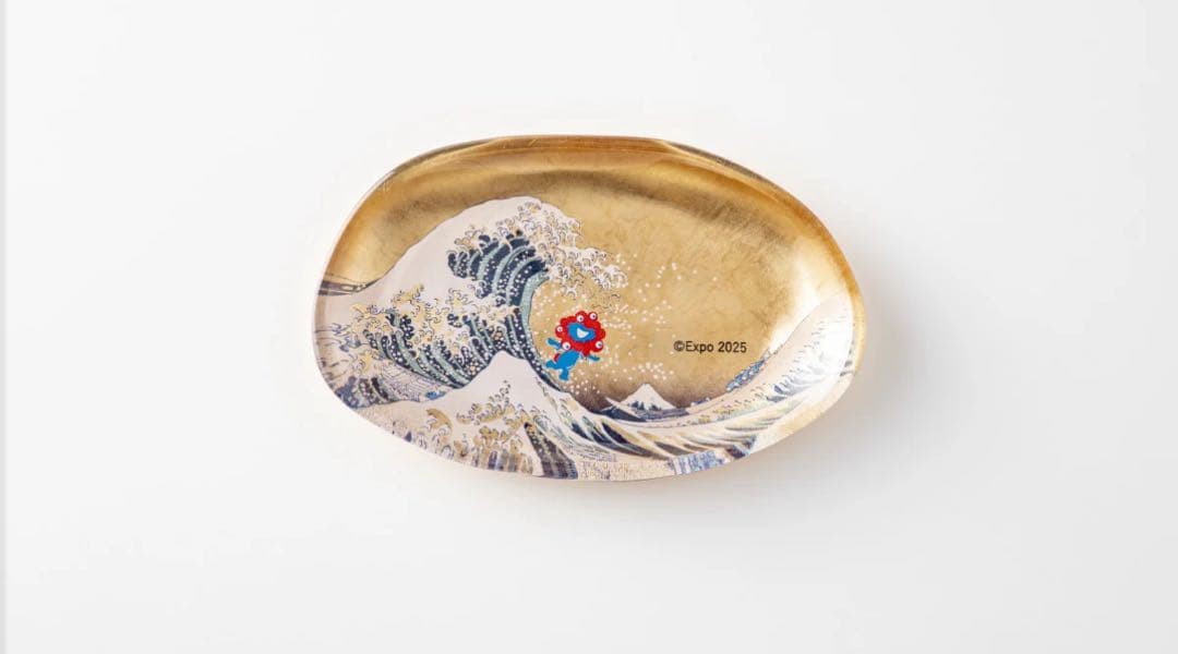 ミャクミャク 箔一 ガラストレー 赤富士 関西万博 オフィシャルストア