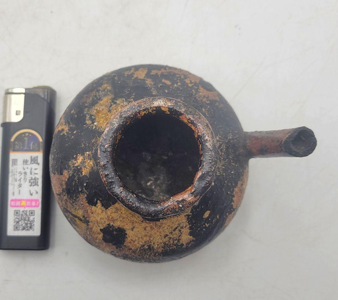 瀬戸焼 灯火器 時代物 江戸時代 古陶磁器 小民具 骨董品、美術品