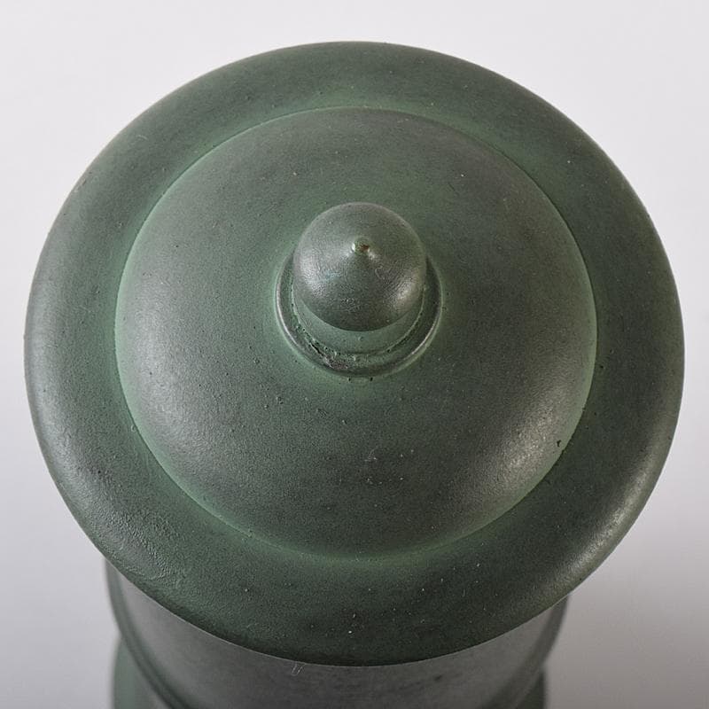 高岡銅器 鋳物師 大野芳光作 唐銅 経筒花入 共箱 M R8710 - メルカリ