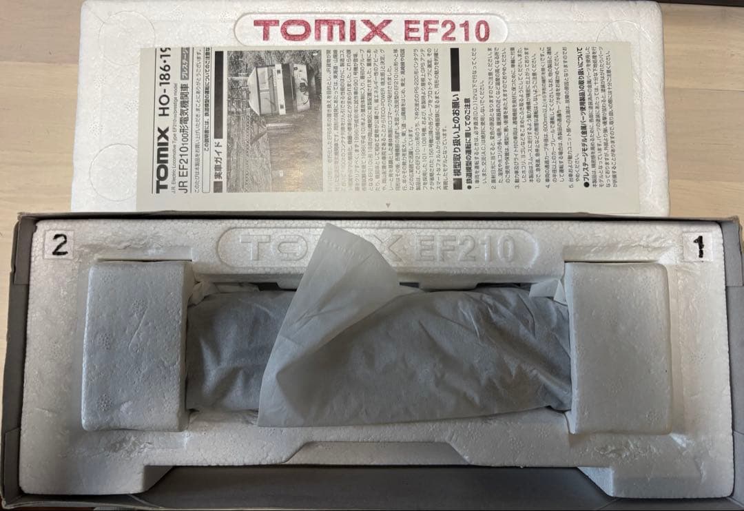 TOMIX HO-194 JREF210-100形電気機関車(GPSなし)