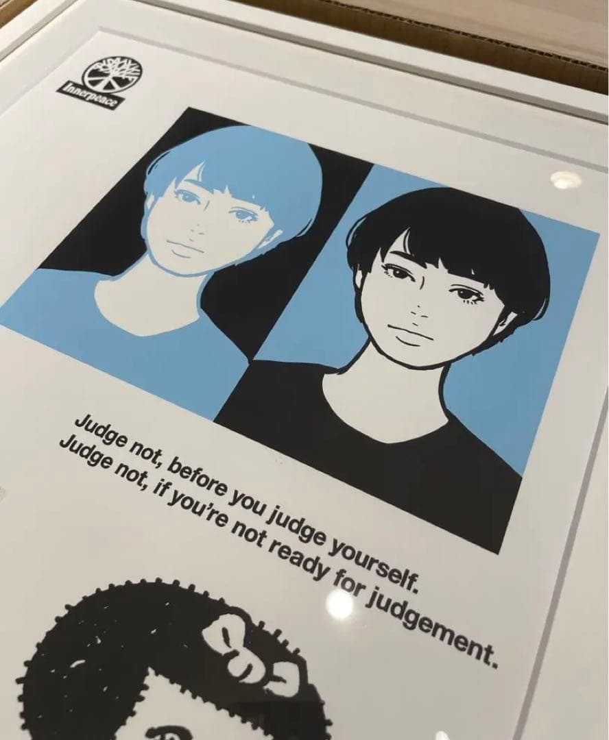 ジンプラ額装】KYNEシルクNONCHELEEE 『Untitled - メルカリ