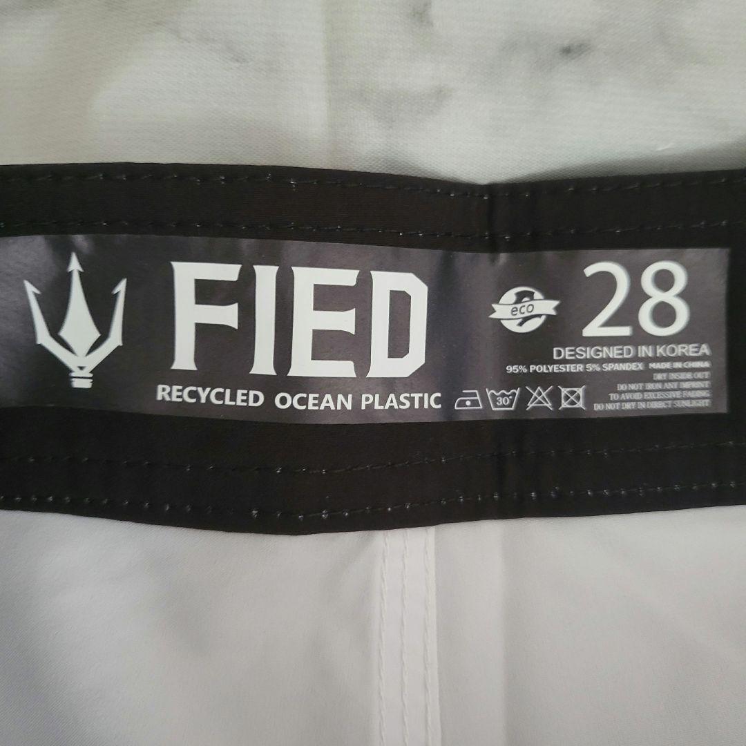 FIED ホワイト 水着 28サイズ サーフパンツ プール 海水浴オシャレ