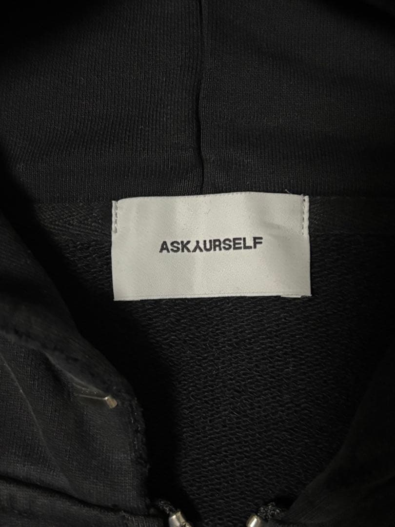 トップス ASKYURSELF RAW AY CROSS HOODIE