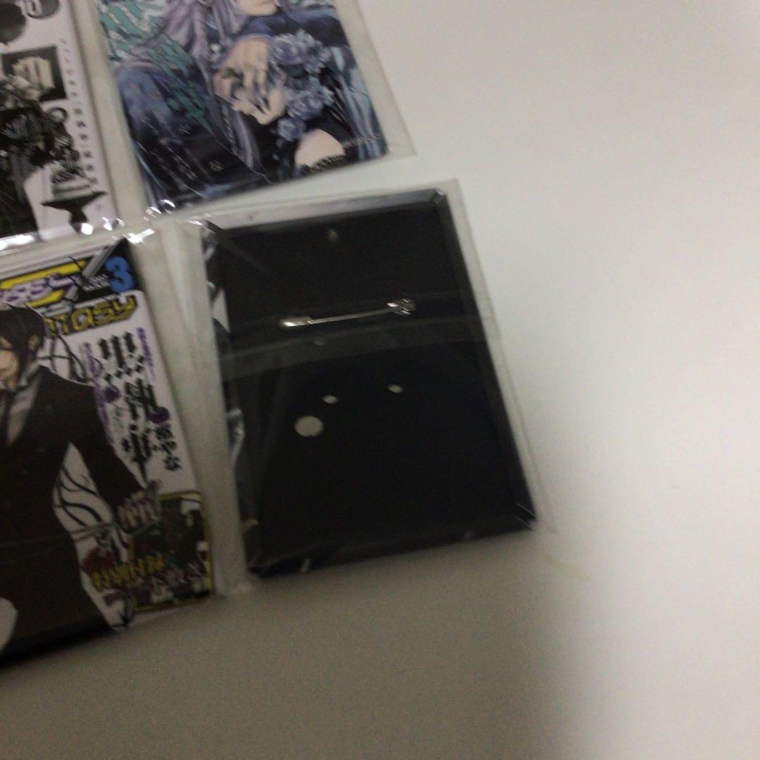 黒執事 スクエア缶バッジ Gファンタジー 30th Anniversary