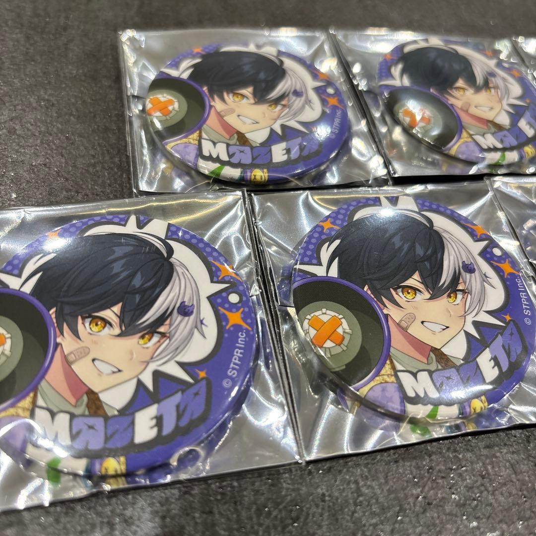 アンプタックカラーズ まぜ太 缶バッジ レインボーロード中77% 等身