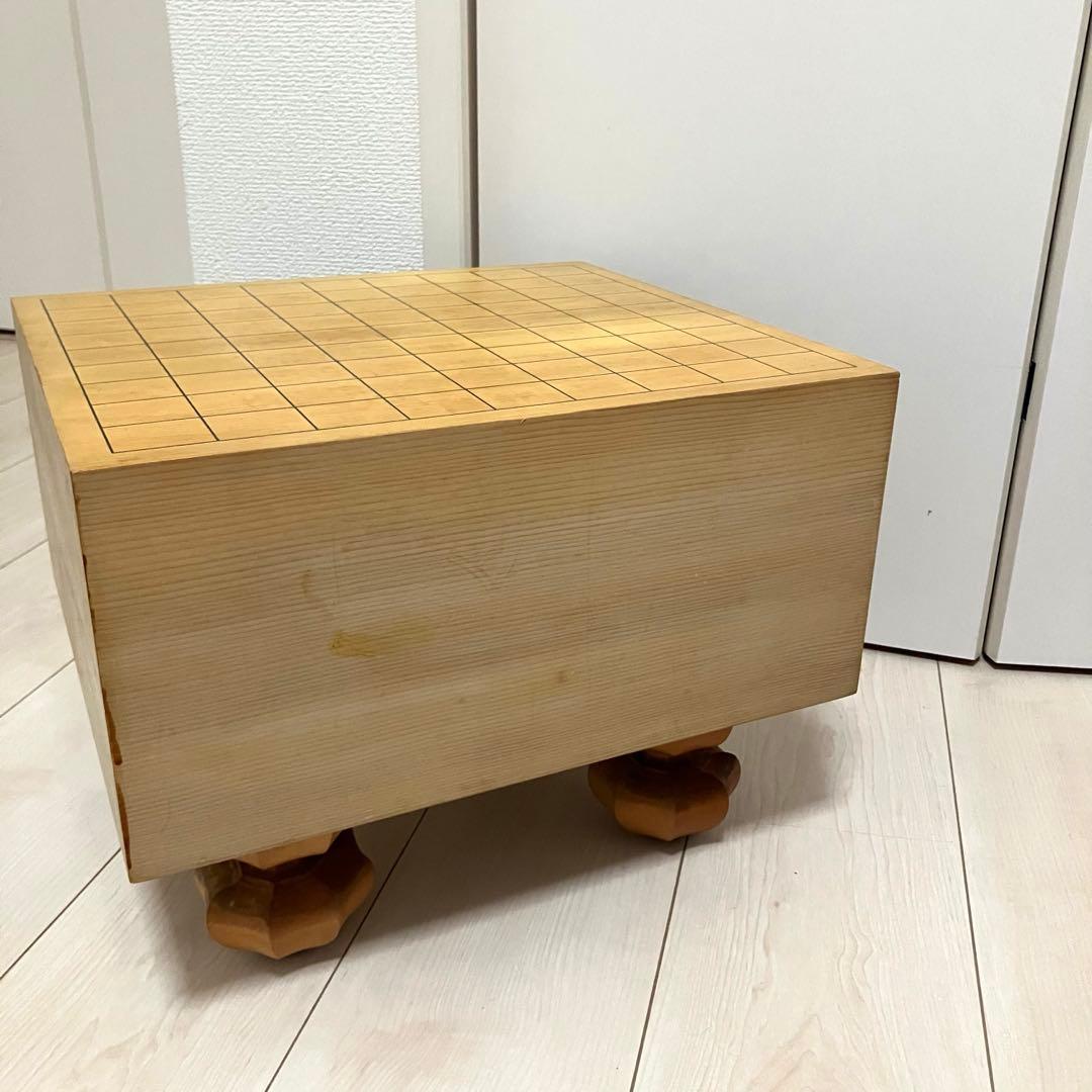 【美品】囲碁盤 極厚 高級 へそ付き 厚さ17.5cm 5.8寸 天地柾