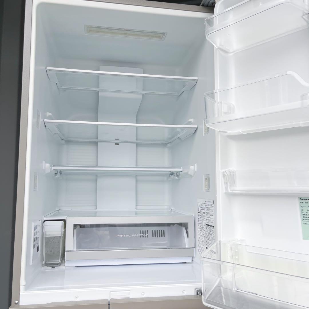 31取付無料！パナソニックパーシャル搭載シャンパンゴールド5ドア冷蔵庫！洗濯機